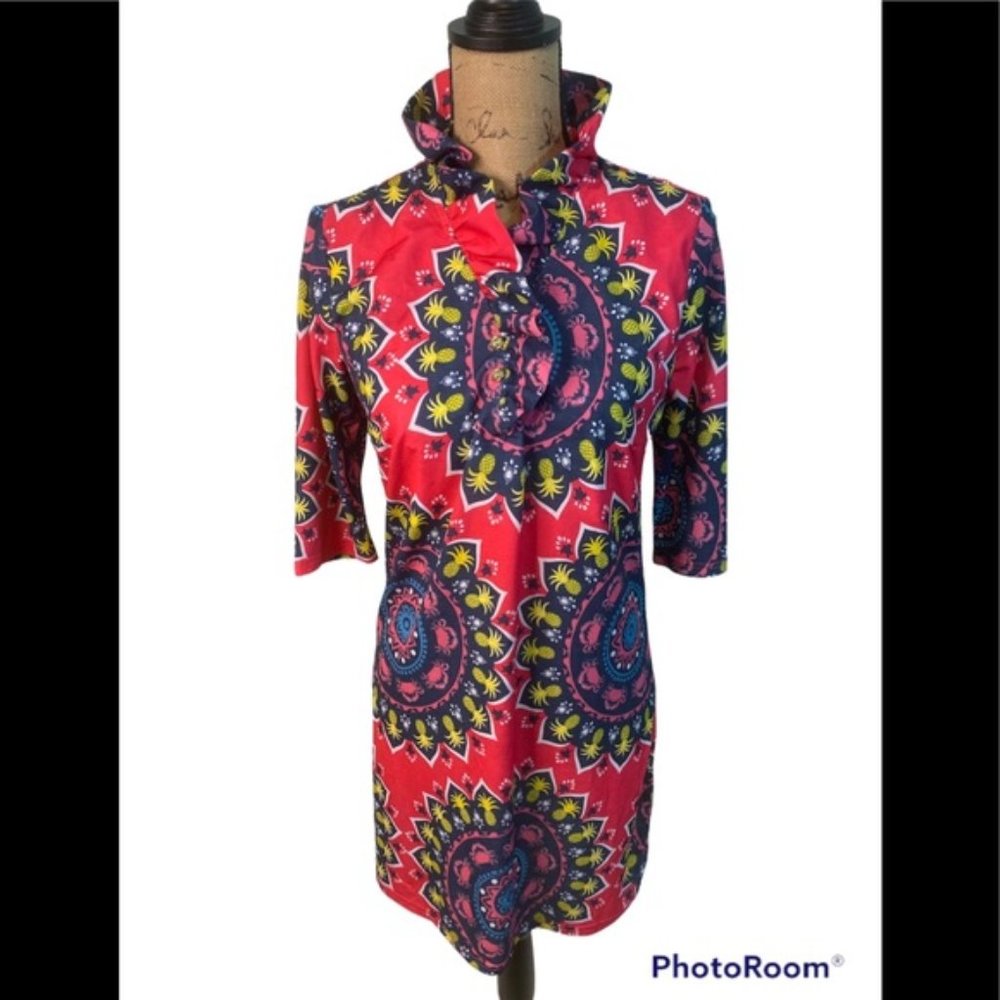 SIMPLY SOUTHERN CAROLINE CRAB & PINEAPPLE DRESS